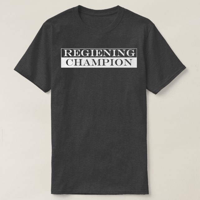 Camiseta campeón reinante (Diseño del anverso)