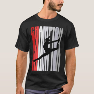 Camiseta Campeón Rojo De La Competencia De Cumpleaños Retro