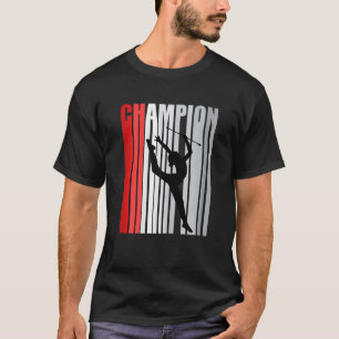 Camiseta Campeón Rojo De La Competencia De Gimnasia Rítmica