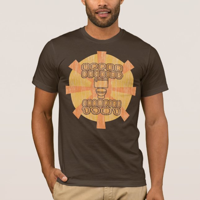 Camiseta Campeón superior del Decking (Anverso)