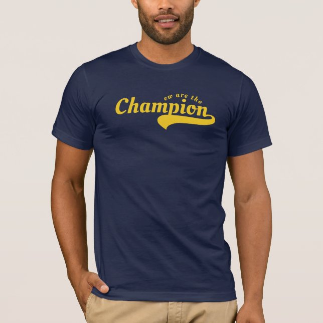 Camiseta Campeón T-Shirt - El estilo encuentra fuerza (Anverso)