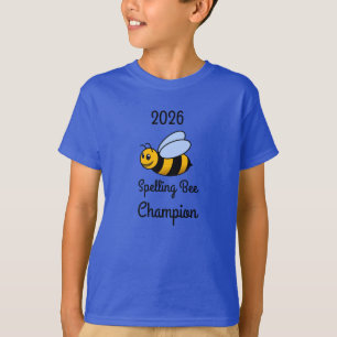 Camiseta Campeona de deletreo para niños de 2026