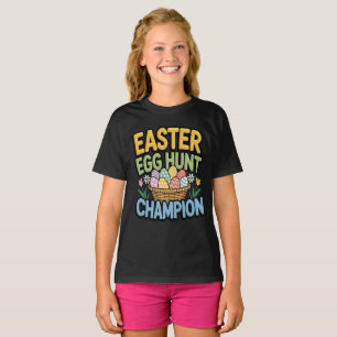 Camiseta Campeona de la búsqueda de huevos de Pascua camise