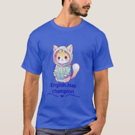 Camiseta Campeona de la Siesta de Gato Adorable