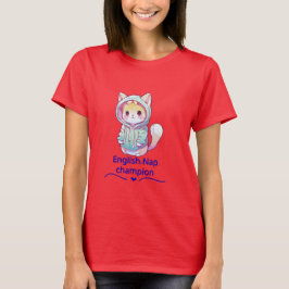 Camiseta Campeona de la Siesta de Gato Adorable To