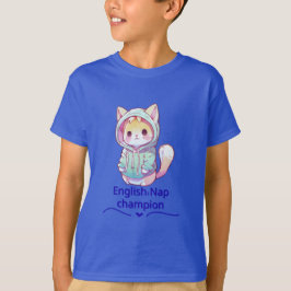 Camiseta Campeona de la Siesta de Gato Adorable To