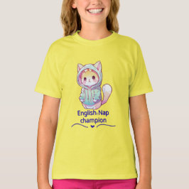 Camiseta Campeona de la Siesta de Gato Adorable To