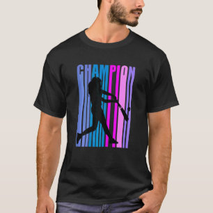 Camiseta Campeona Equipo Entrenador Jugadora Béisbol Softbo