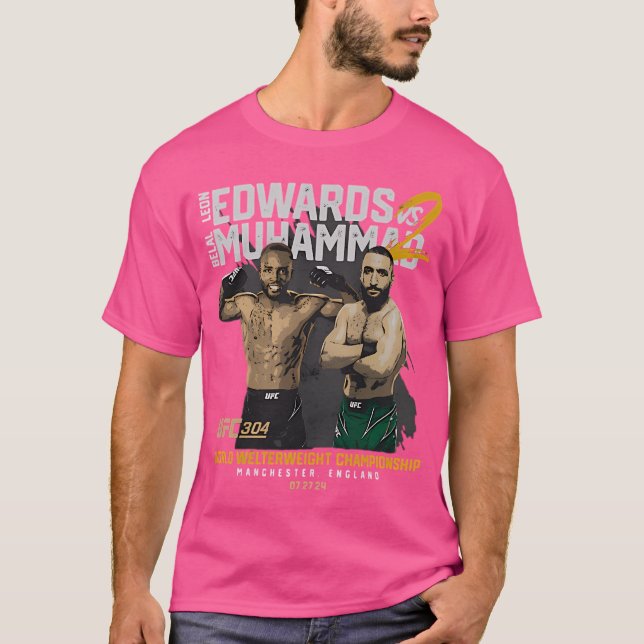 Camiseta Campeonato Belal Muhammad de Peso Welter (Anverso)