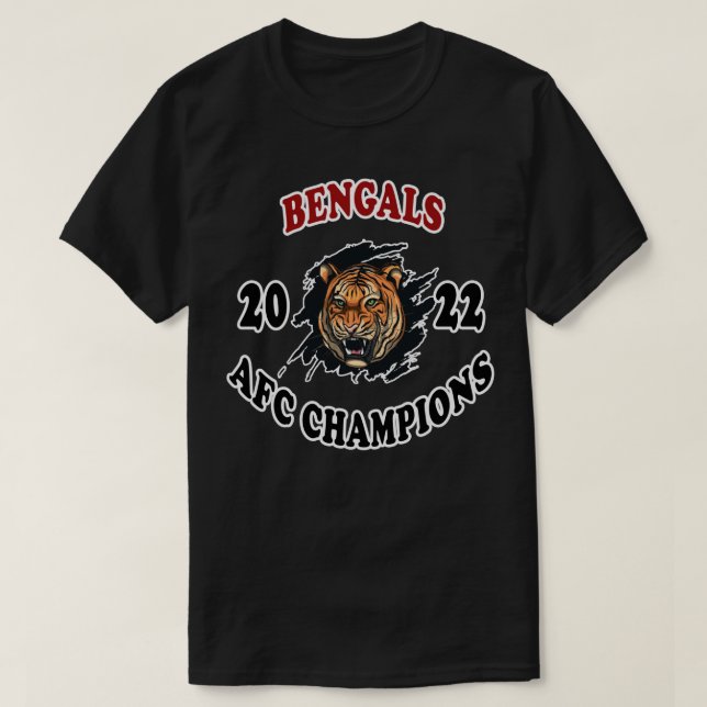 Camiseta campeonato bengalí 2022 súper tazón bengalí 2022 (Diseño del anverso)