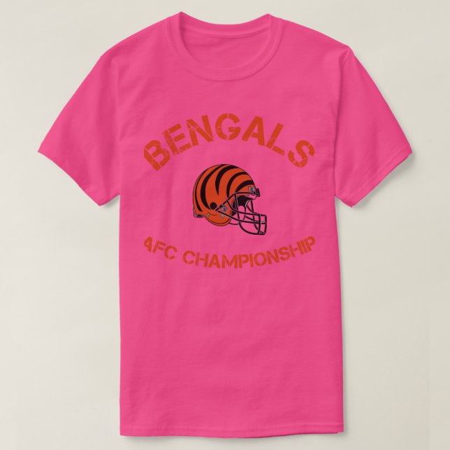 Camiseta campeonato de bengals afc 1 (Diseño del anverso)