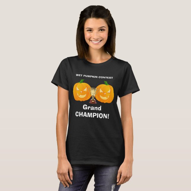 Camiseta CAMPEONATO DE CONCURSO DE HALLOWEEN novedad (Anverso completo)