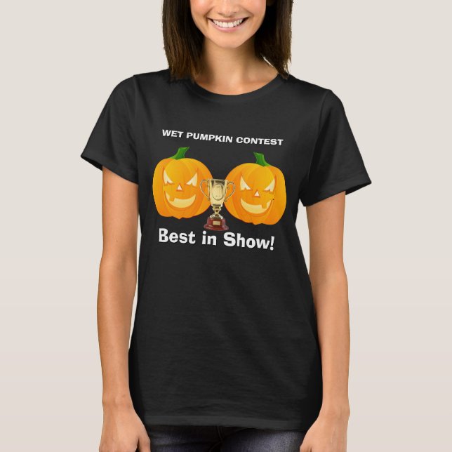 Camiseta CAMPEONATO DE CONCURSO DE HALLOWEEN novedad (Anverso)