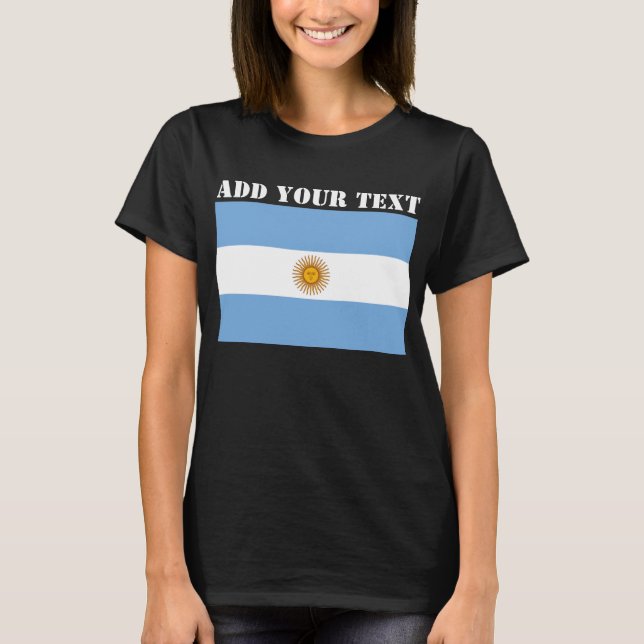 Camiseta Campeonato de Fútbol de Bandera de Argentina (Anverso)
