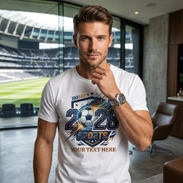 Camiseta Campeonato de Fútbol Personalizado 2026