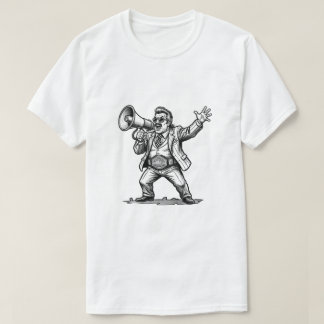 Camiseta Campeonato de Megáfono de Gerente de Lucha Libre R