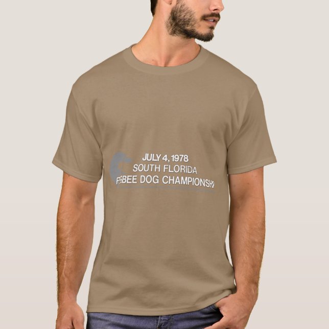 CAMISETA CAMPEONATO DE PERROS DE DISCOS VOLADORES DEL SUR D (Anverso)