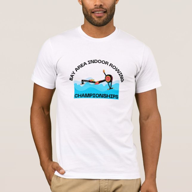 Camiseta Campeonato de Remo Cubierto de la Zona de la Bahía (Anverso)
