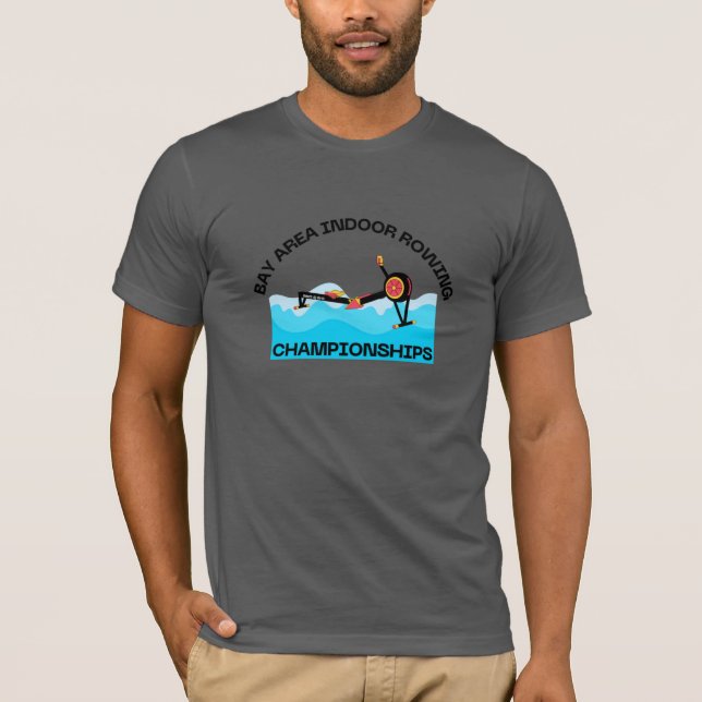 Camiseta Campeonato de Remo Cubierto de la Zona de la Bahía (Anverso)