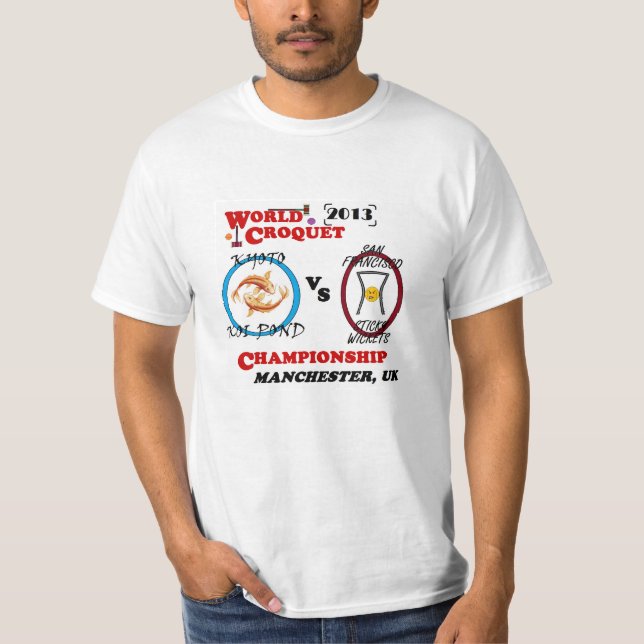 Camiseta Campeonato del croquet del mundo (Anverso)