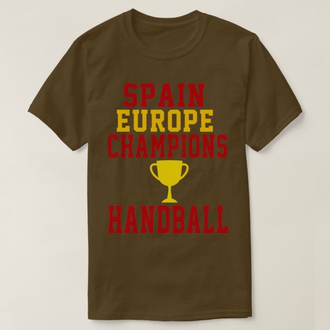 Camiseta Campeonato Europeo de Balonmano de España (Diseño del anverso)