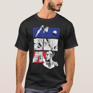 Camiseta Campeonato Europeo de Bandera Francesa de Fútbol
