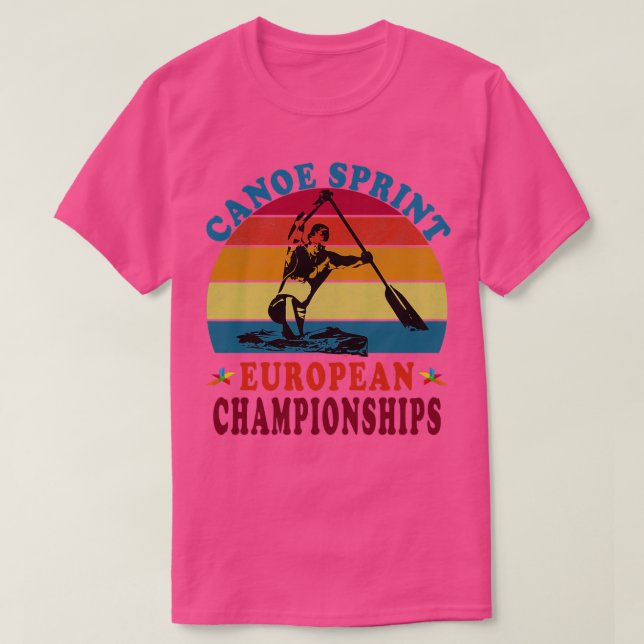 Camiseta Campeonato Europeo de Canoa Sprint (Diseño del anverso)