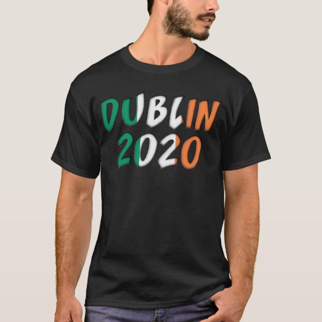 Camiseta Campeonato Europeo de Fútbol de Dublín 2020 (Anverso)