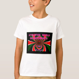 Camiseta Campeonato Mundial de Atletismo de Kenia: Bandera 
