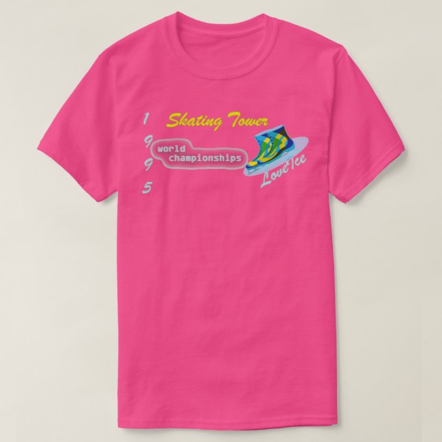 Camiseta Campeonato Mundial de Patinaje Artístico sobre Hie (Diseño del anverso)