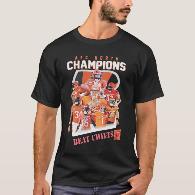 CAMISETA CAMPEONATO NORTE DE LA AFC BENGAL (Anverso)