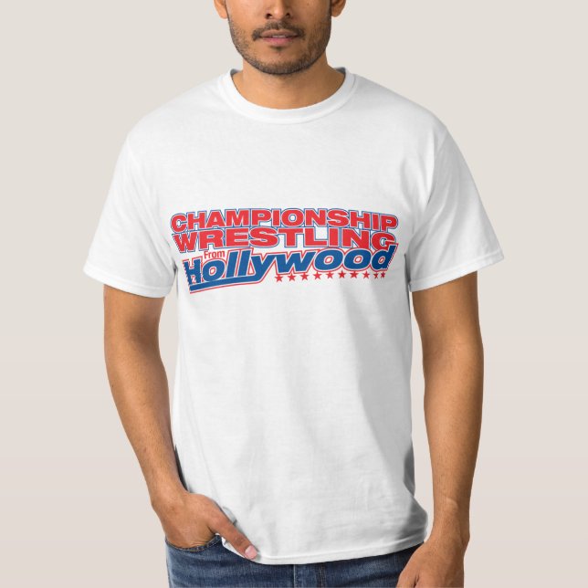 Camiseta Campeonato que lucha de Hollywood - logotipo (Anverso)