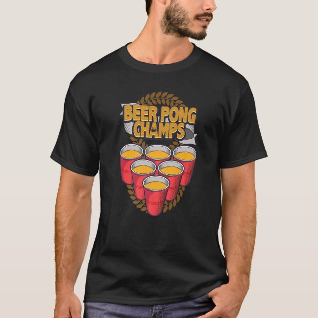 Camiseta Campeonatos de Beer Pong (Anverso)