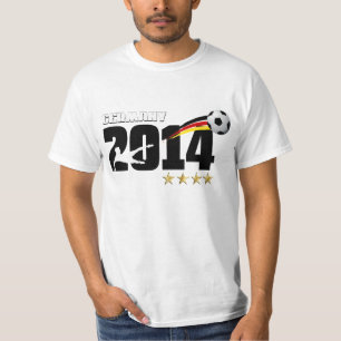 Camiseta Campeones alemanes 2014 de la bandera del balón d
