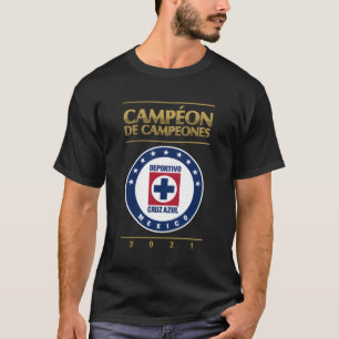 Camiseta Campeones Azul Cruz 2021