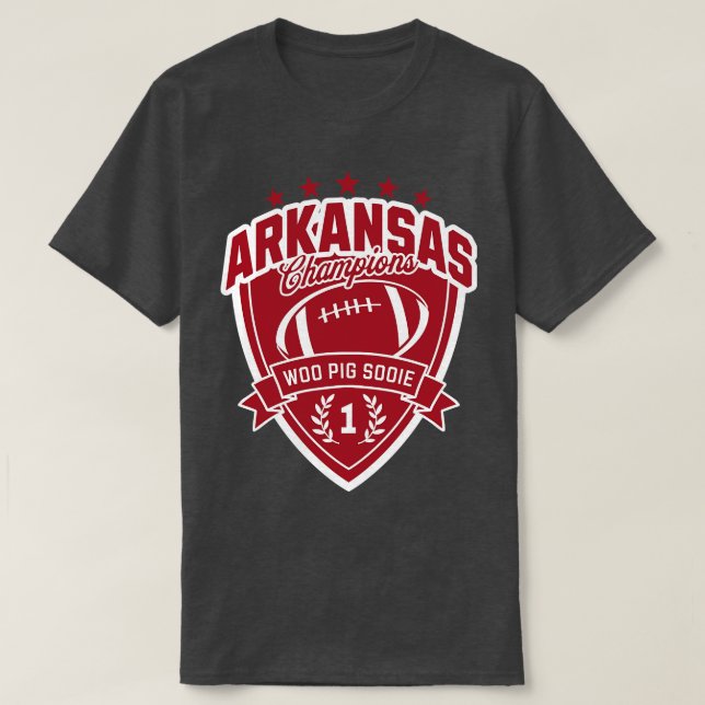 Camiseta Campeones de Arkansas (Diseño del anverso)