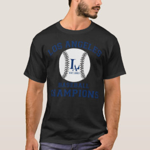 Camiseta Campeones de Béisbol de Los ángeles