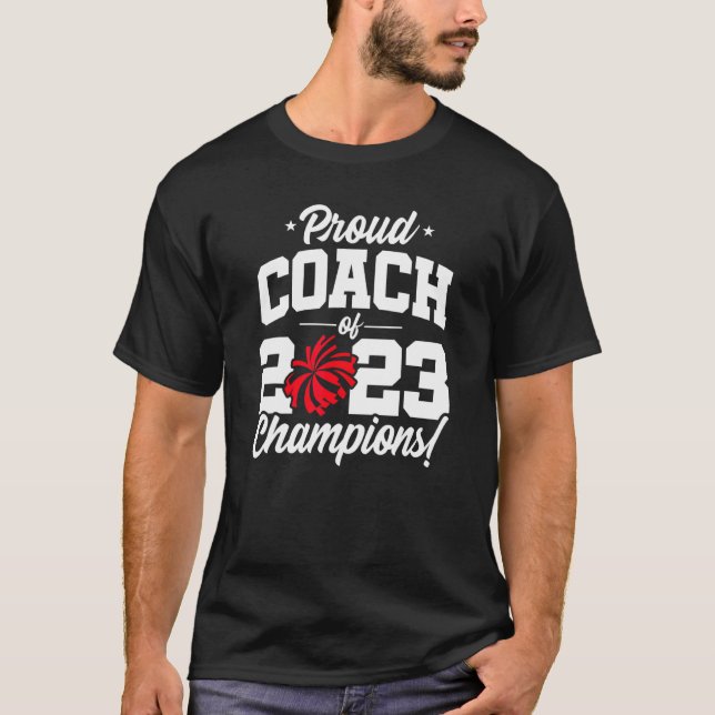 Camiseta Campeones de entrenadores de la escuela Cheerled C (Anverso)
