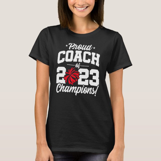 Camiseta Campeones de entrenadores de la escuela Cheerled C (Anverso)