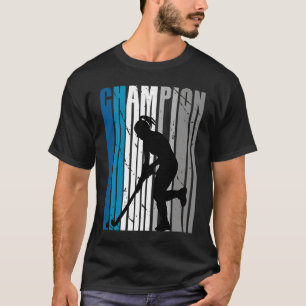 Camiseta Campeones de hockey verde azulados Chicas de la co