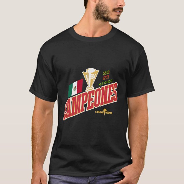 Camiseta Campeones De La Copa De Oro De México (Anverso)