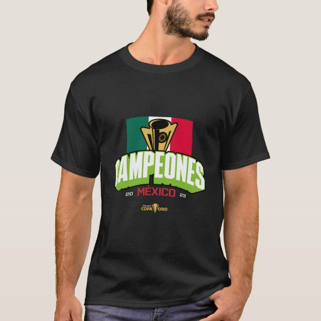 Camiseta Campeones De La Copa De Oro De México (Anverso)