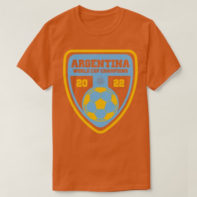 Camiseta Campeones de la Copa Mundial Argentina 2022 (Diseño del anverso)