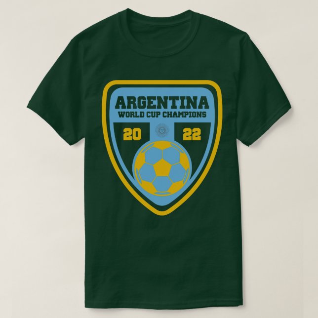 Camiseta Campeones de la Copa Mundial Argentina 2022 (Diseño del anverso)