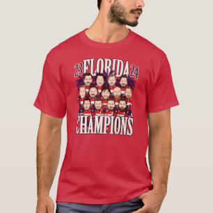 Camiseta Campeones de la Copa Stanley de los Panthers de Fl