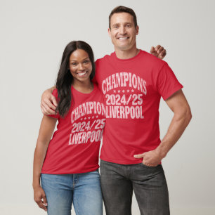 Camiseta Campeones de Liverpool.