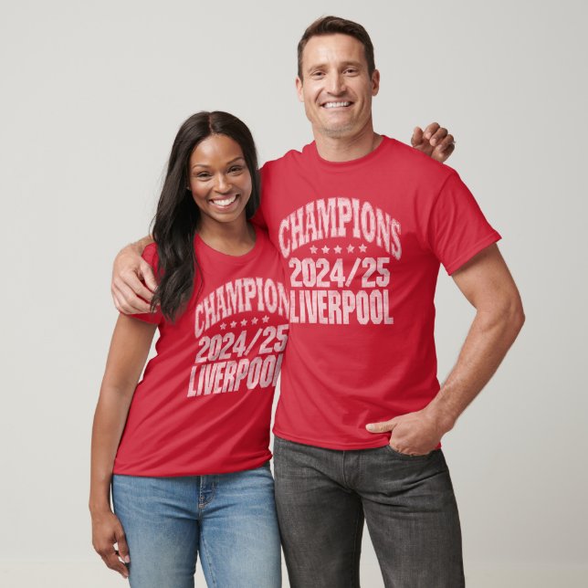 Camiseta Campeones de Liverpool. (Unisexo)