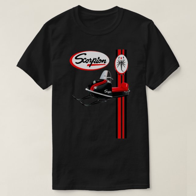 Camiseta Campeones de nieve escorpión 1 (Diseño del anverso)