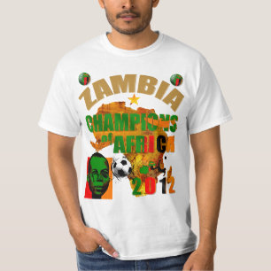 Camiseta Campeones de Zambia de los ganadores 2012 de la