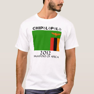 Camiseta Campeones del africano de Chipolopolo de Zambia
